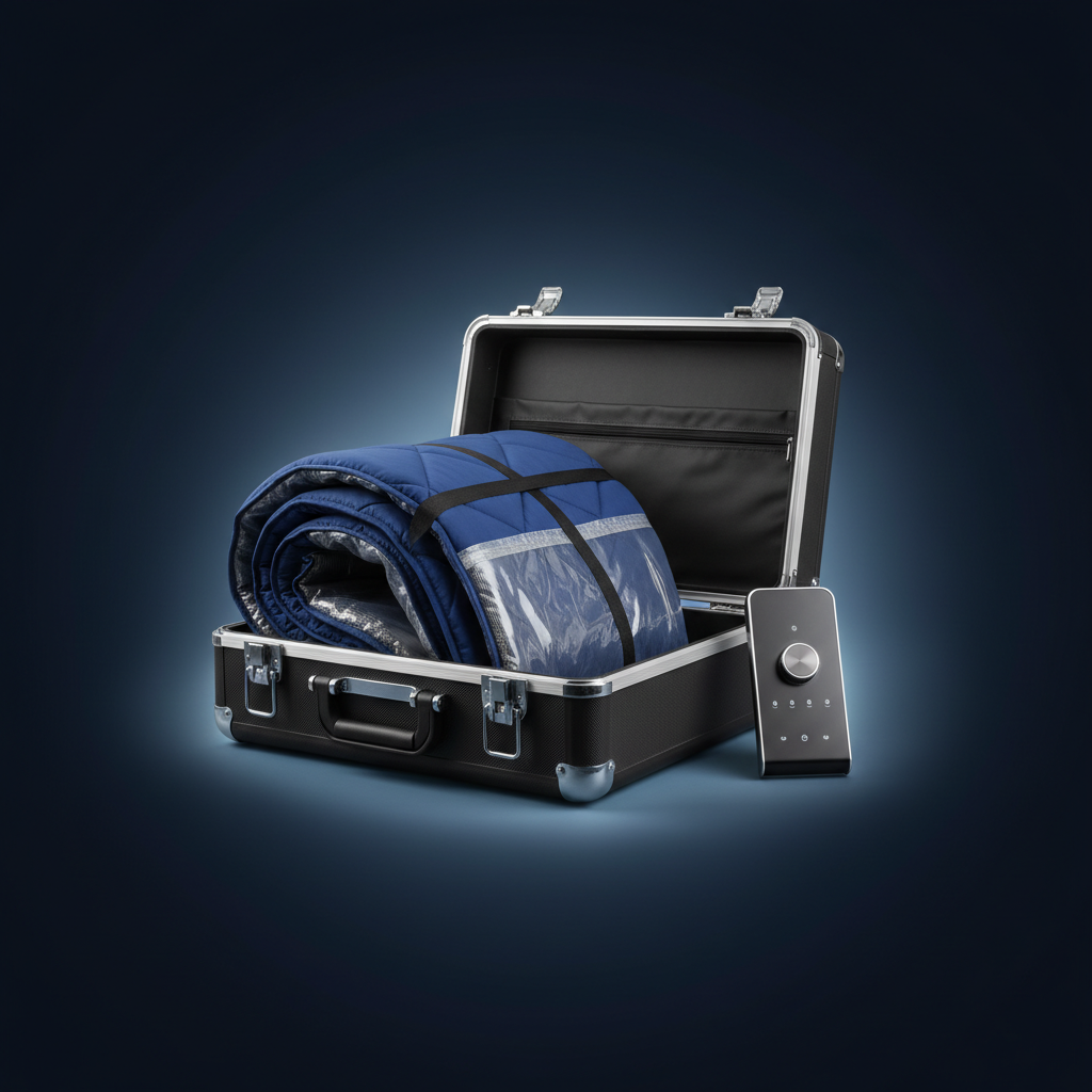 PEMF mat in delivery case