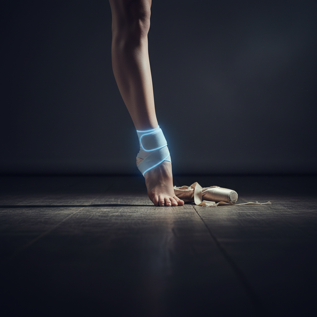 Dancer's foot with PEMF therapy